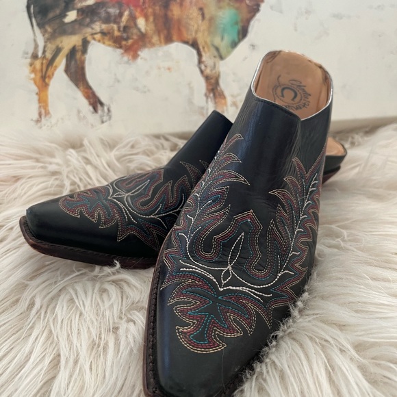 Charlie 1 Horse Square Toe Western Mule Size 9B - Picture 5 of 6